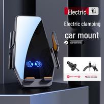 15W Auto Induction Wireless Car Charger & Phone Holder Standard black