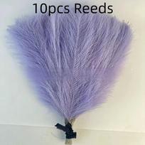 Landscaping Artificial Pampas Grass Festival Decoration Maidenhair Grass Colorful DIY Reed Plant Festival Celebration