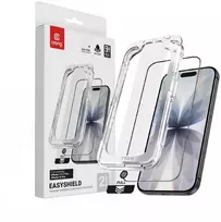 Crong EasyShield 2 vnt. – Apsauginis stiklas skirtas Apple iPhone 17 / Apple iPhone 17 Pro / Apple iPhone 16 Pro (2 pieces)
