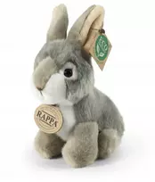Rappa Eco-Friendly Pliušinis žaislas - pilkas triušis, 16 cm