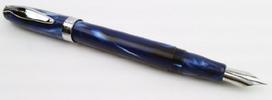 Luxury Brands Ahab Flex Nib Fountain Pen Lapis Blue and Fine Nib by Luxury Brands Noodler's Medieval, Black, (15027) [item] mėlyna