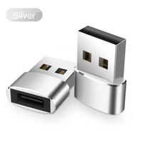 USB Type-C Female to USB Type-A Male Adapter Connector USB-C Port to USB 3 0 Male Plug Converter for Data Transfer and Charging One Size sidabras