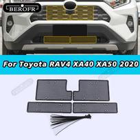 Automobilio apsaugos nuo vabzdžių tinklelis, skirtas Toyota RAV4 XA40 XA50 2016- vandens bakelio dangtelis, lenktyninės grotelės, apsauginis tinklelis, kondensatorius, automobilio aksesuarai 2020 blue