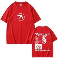 Limited Aphex Twin Graphic T Shirt Selected Ambient Works 85 92 Album Print Tshirts Men Women Fashion Electronic Music Tshirt S
