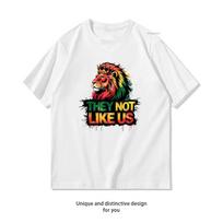 They Not Like Us lion Tshirt Woman Man Summer Cotton Graphic T Shirts Adult Camisetas Tee Shortsleev ropa hombre S