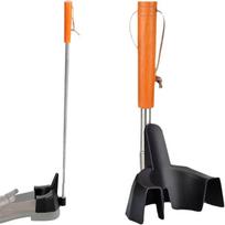 Long Handle Shoe Horn with Boot Jack Functionality, Durable Stainless Steel Construction, Ergonomic Design, 2-in-1 Tool One Size oranžinė