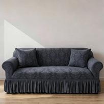 High Quality Jacquard Sofa Cover Living Room Anti-Dust Unique Soft Slipcover Couch Protector With Skirt For Comfortable Home small(90-140cm)