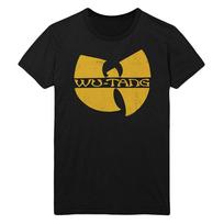 Wu-Tang Clan Marškinėlių Logotipas Rap Oficialus Juodas Naujas L