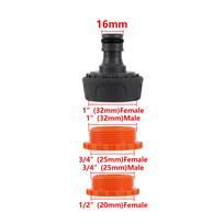 Garden High-pressure Water Gun Adjustable Spray Gun Garden Irrigation Sprinkler Car Wash Tool Garden Connector Accessories