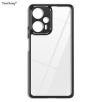 For Poco F5 Case For Poco F5 Cover Funda Hard Clear PC&Soft TPU Shockproof Camera Full Protective Back Case Poco F5 For Poco F5 juoda