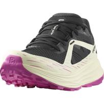 [Salomon] Bėgimas takais ULTRA FLOW MOTERIMS Moteriški Juodi/Permatomi Geltoni/Rožiniai Violetiniai 24,0 cm