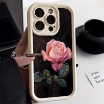 Flower Silicone Phone Case For iPhone 11 13 16 15 Pro Max 14 12 XS X XR 7 8 Plus SE 16promax 15promax Shockproof Funda Cover For iPhone16 Pro Max