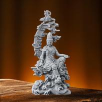 Guan Yin Statulėlė Kuanyin Figūrėlė Feng Shui Kinų Dekoracija Kolekcionuojamas daiktas Stalo Viduriui