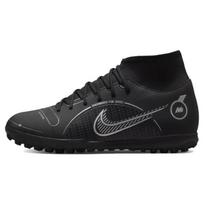 Nike Mercurial Superfly 8 Club TF 'Juodos Metalo Sidabrinės' Sportbačiai DJ2909-007 42
