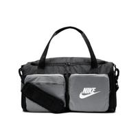 Nike Poliesterio sportinis krepšys, Rankinė per petį, Kelioninis krepšys Unisex Juodas Pilkas Laisvalaikio BA6169-010 juoda pilka spalva