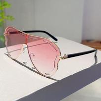 Vintažiniai Oversized Aviatoriaus Akiniai Nuo Saulės Moterims Prekės Ženklo Dizainerio Stilingi Akiniai Dideli Rėmeliai UV400 Prabangūs Vyriški Akiniai