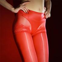 Fashion Patchwork Pantyhose Sexy Sheer See Through Oil Shiny Glossy Tights Women's Shaping Stocking Exotic Lingerie Y20892YY-M