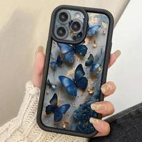 Phone Case For Xiaomi Redmi Note 14 13 12 12S 11 10 Pro 12C 13C 14C 11s 10s Plus 4G 5G Glow In The Dark Butterfly Design Cover Redmi Note 14 4G