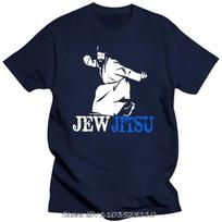 I Know JewJitsu Shirt Rabbi Horah Dance Jiu Jitsu Jewish T-Shirt Funny Short Sleeve Graphic Tee Tops Streetwear Fashion Tshirt S smėlis