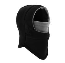 Windproof Ski Balaclava: Soft, Warm Velvet Neck Guard for Cold Protection One Size pilka spalva/juoda