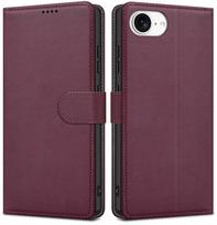 Reach Dėklas Fancy Wallet Samsung S948 S26 Ultra tamsiai raudonas