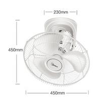 Midea FD40-20A Wide-Angle Oscillating Ceiling Fan