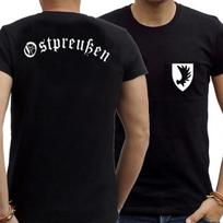 Rytų Prūsija Ostpreussen Herbas T-shirt Naujas 100% Medvilnė Trumpomis Rankovėmis Apvalia Kaklo Iškirpte Harajuku Laisvalaikio Vyriškas T-shirt Streetwear - Vyriškas Su... S įvairiaspalvis