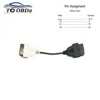 Newest 6 Color Auto OBD2 Connector Diagnostic Adapter Cable for FiatECUScan and Multiecuscan for Fiat Alfa Romeo and for Lancia pilka
