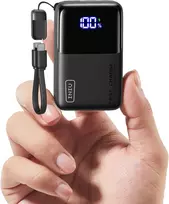 INIU išorinis akumuliatorius 10000 mAh, 45 W, USB-C ir USB-A jungtys, greitasis įkrovimas, P50