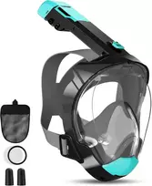 RDDAIPE pilno veido nardymo kaukė su 180° vaizdu ir nuo rasojimo apsauga, L/XL