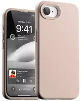 Dėklas Mercury Pure Magsafe Silicon Case Apple iPhone 16e/17e rožinio smėlio