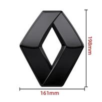 AFVS7 For Renault Megane 2 3 Clio Duster Captur Logan Koleos Auto Accessories Car Front Hood Emblem Sticker Rear Trunk Badge  ABS