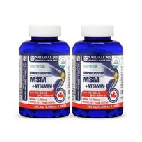 Superpower MSM + Vitamin D (6-month supply x 2 bottles)