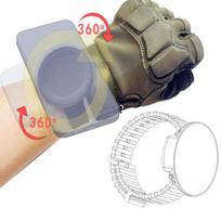 Sports Wrist Running Elastic Band Strap 360 Rotating Mobile Magnetic Strap Wristband Phone Holder juoda