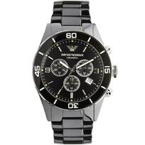 Emporio Armani AR1421 Vyriškas keraminis laikrodis Leo 43mm juoda