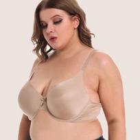 The new foreign trade bra is a basic glossy thin underwear with underwires 95D