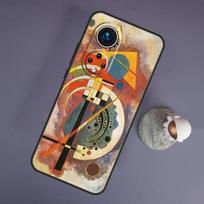 Wassily Kandinsky Abstraktus Huawei Honor Magic 5 Lite 70 50 X8 X9 a P20 P30 P40 P50 P60 Pro P Smart Nova 9 5T dėklas Huawei Nova 9 brown