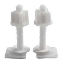 Rinkinys Tualeto sėdynės vyrių varžtų priedai Pakeitimas Plastikinis