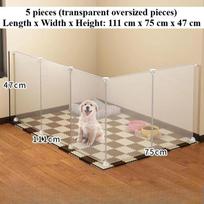 Home pet dog enclosure house Indoor small dog poodle  fence isolation door Dog cage with toilet area Scientificly divided den