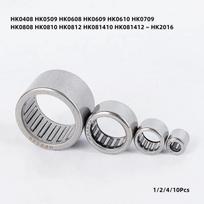 1/2/4/10Pcs Needle Roller Bearing Stamped Shell HK0408 HK0509 HK0608 HK0609 HK0610 HK0709 HK0808 HK0810 HK0812 HK081410 ~ HK2016 1Pcs