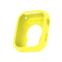 For Redmi Watch 6  Case Protector Hollow Watch Silicone Cover Watch All-Around Bumper Shell Bumper for Redmi Watch6 Accessories For Redmi Watch 6 geltona