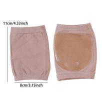 Silicone Heel Protector Sleeve Heel Spur Pads for Relief Plantar Fasciitis Feet Care Skin Repair Anti-crack Pad Half-yard Socks
