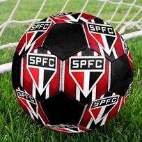 Sao Paulo FC Soccer Ball Size 5 Colorful Machine Stitched PVC Competition Ready Durable High-Bounce