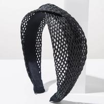 Bohemia Braided Pattern Fabric Headband Cross Knot Hair Hoop Woven Texture Hairband Summer Vacation Beach Style Hair Accessories juoda