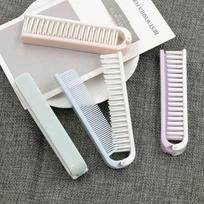 Hair Care Travel Hair Brush Massage Foldable Comb Easy Use 2 in 1 Folding Comb  Travel 1PC Random Color