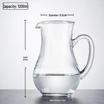 Qīwēi 500ml Thickened Glass Decanter & Serving Jug
