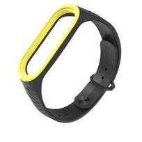 Fashionable And Adjustable Xiaomi Mi Band 3 Replacement Bracelet Strap Black Yellow