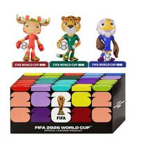 FIFA oficialiai licencijuotas 2026 m. Pasaulio taurės talismanas 3 dalių kolekcinis rinkinys Ventiliatoriaus suvenyras Klevas ir Laisvė Sankaba / 9 cm / 3,54 colio - Miniatiūra / Modelis