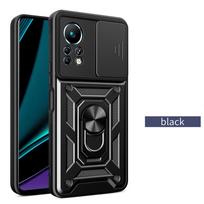 Slide Lens Protective Phone Case For Infinix Note 11 Pro Case Ring Stand Cover for Infinix Note 11 Note11 Pro  Shockproof Armor Phone Cases Infinix Note 11 Pro juoda