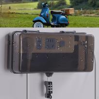 Lauko elektros jungčių dėžutė juoda